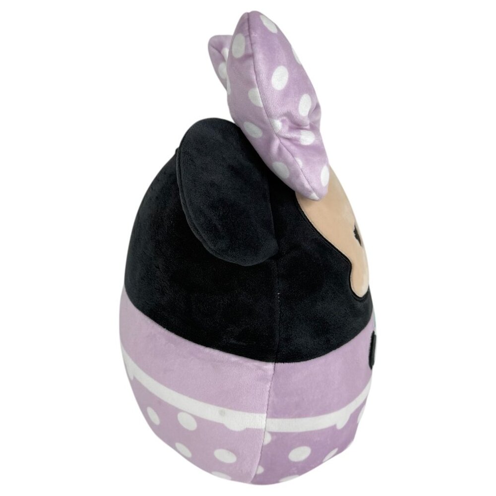 Disney Minnie Mouse Squishmallow Plush 10" Lavender Purple Polka Dot Toy - Picture 3 of 7